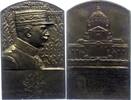 Medicina in nummis Bronzeplakette Toubert, Joseph-Henri-Raymond *1868, +1959, Französischer General und Militär Arzt. -
