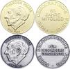 Personenmedaillen vergoldete Bronzemedaille Heuss, Theodor *1884 Brackenheim, +1963 Stuttgart, Erster Bundespräsident der Bundesrepublik Deutschland. -