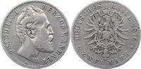 Anhalt 2 Mark Friedrich I. 1871-1904. -