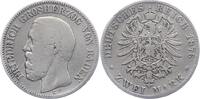 Baden 2 Mark Friedrich I. 1856-1907. -