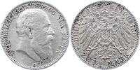 Baden 2 Mark Friedrich I. 1856-1907. -