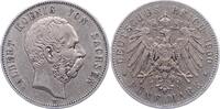 Sachsen 5 Mark Albert 1873-1902. -
