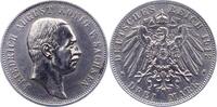 Sachsen 3 Mark Friedrich August III. 1904-1918. -