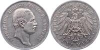 Sachsen 5 Mark Friedrich August III. 1904-1918. -