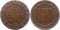 Westfalen, Königreich 5 Centimes Hieronymus Napoleon 1807-1813. -