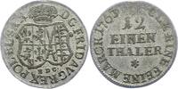 Sachsen-Albertinische Linie 1/12 Taler Friedrich August II. 1733-1763. -
