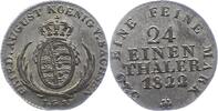 Sachsen-Albertinische Linie 1/24 Taler Friedrich August I. 1806-1827. -