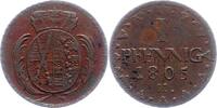 Sachsen-Albertinische Linie Pfennig Friedrich August III. 1763-1806. -