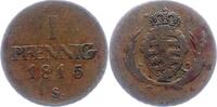 Sachsen-Albertinische Linie Pfennig Friedrich August I. 1806-1827. -
