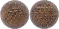 Brandenburg-Preußen Pfennig Friedrich Wilhelm III. 1797-1840. -