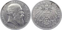 Baden 5 Mark Friedrich I. 1856-1907. -