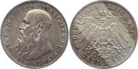 Sachsen-Meiningen 3 Mark Georg II. 1866-1914. -