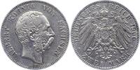 Sachsen 2 Mark Albert 1873-1902. -