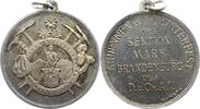 Brandenburg-Preußen versilberte Bronzemedaille Wilhelm II. 1888-1918. -