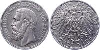 Baden 2 Mark Friedrich I. 1856-1907. -
