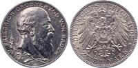 Baden 2 Mark Friedrich I. 1856-1907. -