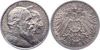 Baden 2 Mark Friedrich I. 1856-1907. -