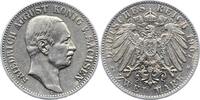 Sachsen 2 Mark Friedrich August III. 1904-1918. -