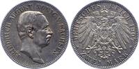 Sachsen 2 Mark 1907 E Friedrich August III. 1904-1918. Vorzüglich +