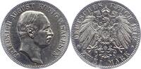 Sachsen 2 Mark Friedrich August III. 1904-1918. -