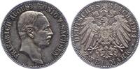 Sachsen 2 Mark Friedrich August III. 1904-1918. -