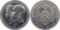 Mecklenburg-Schwerin 5 Mark Friedrich Franz IV. 1897-1918. -