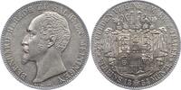 Sachsen-Meiningen Doppeltaler Bernhard Erich Freund 1803-1866. -