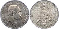 Sachsen 3 Mark 1910 E Friedrich August III. 1904-1918. Vorzüglich +