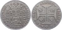 200 Reis 1780 Portugal Maria I. und Pedro III. 1777 - 1785. Sehr schön