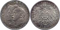 Anhalt 3 Mark Friedrich II. 1904-1918. -