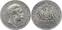 Preußen 3 Mark Wilhelm II. 1888-1918. -