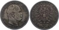 Preußen 5 Mark Wilhelm I. 1861-1888. -