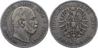 Preußen 5 Mark Wilhelm I. 1861-1888. -