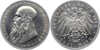 Sachsen-Meiningen 3 Mark Georg II. 1866-1914. -