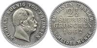 Brandenburg-Preußen 2 1/2 Silbergroschen Wilhelm I. 1861-1888. -