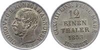 Braunschweig-Calenberg-Hannover 1/12 Taler Georg V. 1851-1866. -