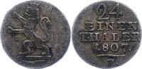 Hessen-Kassel 1/24 Taler Wilhelm I. 1803-1821. -