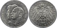 Anhalt 3 Mark Friedrich II. 1904-1918. -