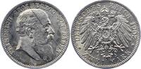 Baden 2 Mark Friedrich I. 1856-1907. -
