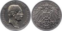 Sachsen 2 Mark Friedrich August III. 1904-1918. -
