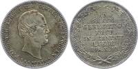 Sachsen-Albertinische Linie 1/6 Sterbetaler Friedrich August II. 1836-1854. -