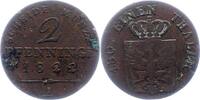 Brandenburg-Preußen 2 Pfennig Friedrich Wilhelm III. 1797-1840. -
