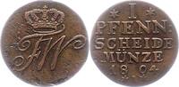 Brandenburg-Preußen Pfennig Friedrich Wilhelm III. 1797-1840. -