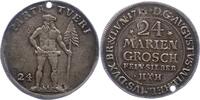 24 Mariengroschen 1714  HH Braunschweig-Wolfenbüttel August Wilhelm 1714-1731. Gelocht, schön - sehr schön