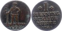 Braunschweig-Calenberg-Hannover Pfennig Georg I. 1714-1727. -