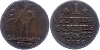 Braunschweig-Calenberg-Hannover Pfennig Georg II. 1727-1760. -