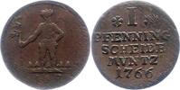 Braunschweig-Calenberg-Hannover Pfennig Georg III. 1760-1820. -