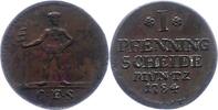 Braunschweig-Calenberg-Hannover Pfennig Georg III. 1760-1820. -