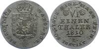 Westfalen, Königreich 1/6 Taler Hieronymus Napoleon 1807-1813. -