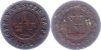 Westfalen, Königreich Centime Hieronymus Napoleon 1807-1813. -